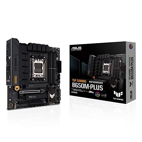 ASUS AMD Ryzen 7000 Series AMD B650 Compatible AM5 microATX Motherboard TUF GAMING B650M-PLUS / Auth