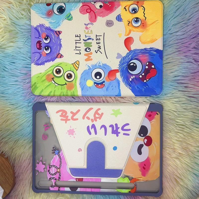 เคสใส 360° หมุนได้ สำหรับ Ss Tab S10 FE S10+ S9FE S8 S6 Lite S7+ S8+ S9 A8 A9+ เคสแท็บเล็ตเคสซัมซุง 