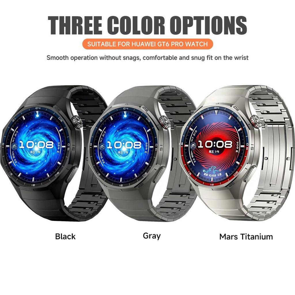 No Gaps Luxury Titanium Strap + กระจกนิรภัยสําหรับนาฬิกา รูปที่ 5