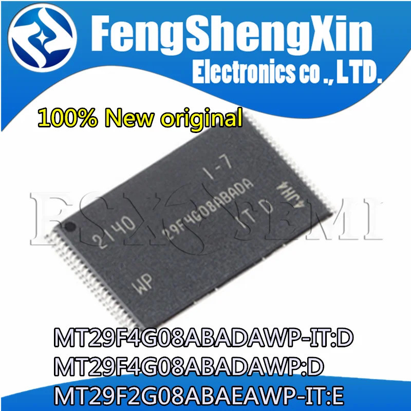 1 ชิ้น MT29F4G08ABADAWP-IT: D MT29F4G08ABADAWP: D MT29F2G08ABEAWP-IT: E 29F4G08ABADA IT DABA DA 29F4