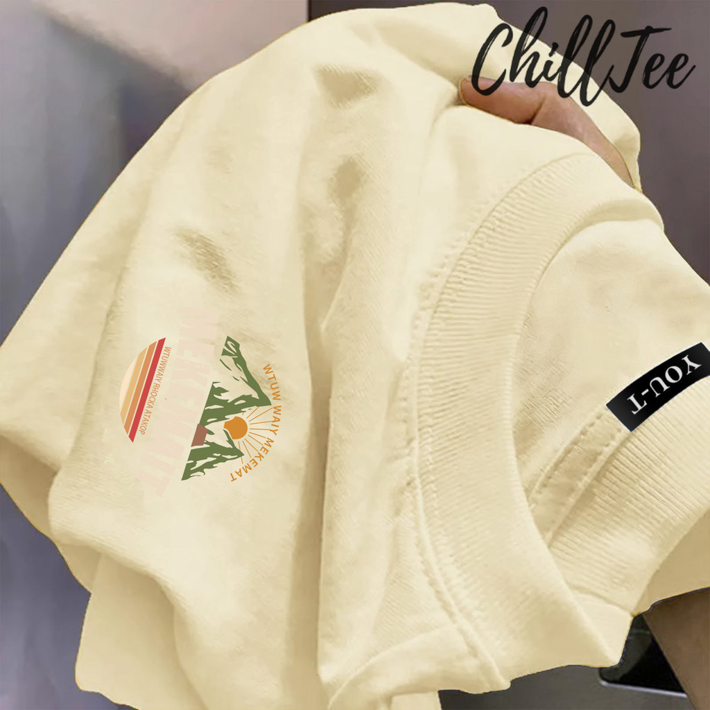 🌷ChillTee🌷เสื้อยืด oversize ผ้าCotton เสื้อแฟชั่น 'MEKEMAIT'  สบายและนุ่ม แขนสั้น สตรีทแฟชั่น ฤดูร้อน ไม่ต้องรีด【COD】
