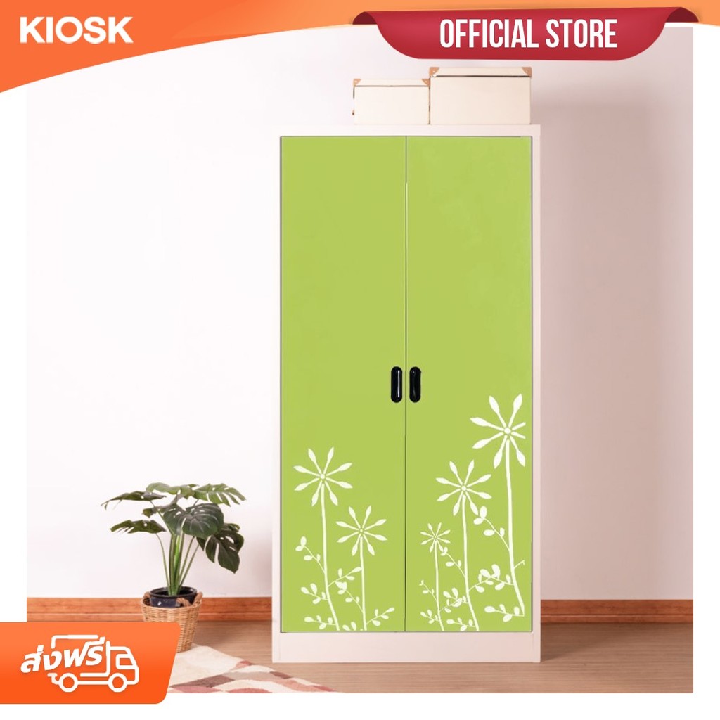 [จัดส่งพร้อมติดตั้งฟรี] KIOSK ตู้เสื้อผ้า Ropa บานเลื่อนทึบ