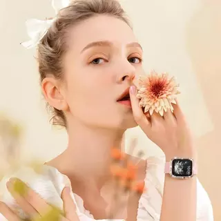 ตัวป้องกันหน้าจอกันชนเคสเพชร+สายรัดสําหรับ Apple watch series 11 10 9 8 7 6 5 4 SE