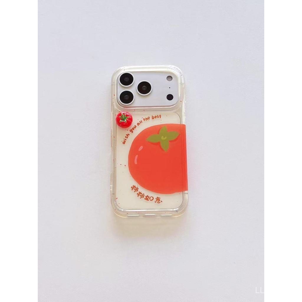 เคสโทรศัพท์เหมาะสําหรับiPhone 7 8 X XS XR XSMAX 11 12 13 14 15 16 17 Pro max Plus AirสามมิติลูกพลับR