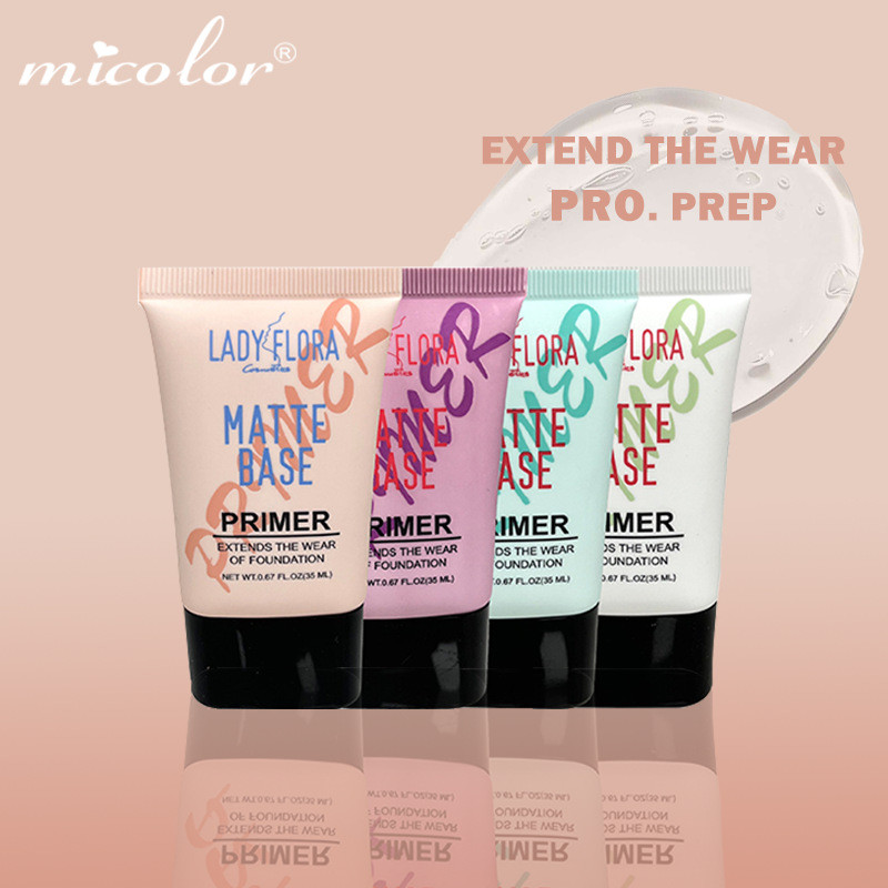 Lady Flora Cross-Border ขายร้อน Matte Base Makeup Primer คอนซีลเลอร์ให้ความชุ่มชื้นยาวนานไม่ง่าย * l