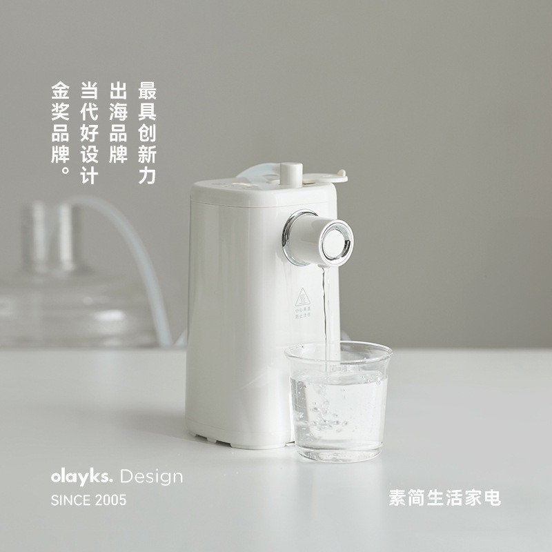 Olayks olayks ตู้ทําน้ําร้อนทันที Desktop Desktop Small Portable Mineral Water Heater น้ําเดือด Trav