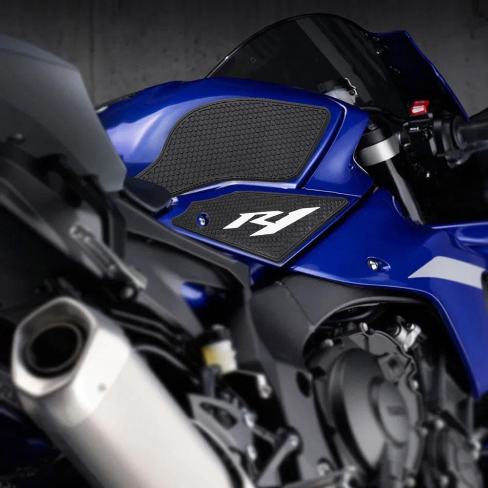 สําหรับYamaha YZF R1 R1M RN32 2020 2021 2022 2023 2024 4pcsถังน้ํามันเชื้อเพลิงSpunkด้านข้างPadเข่าG