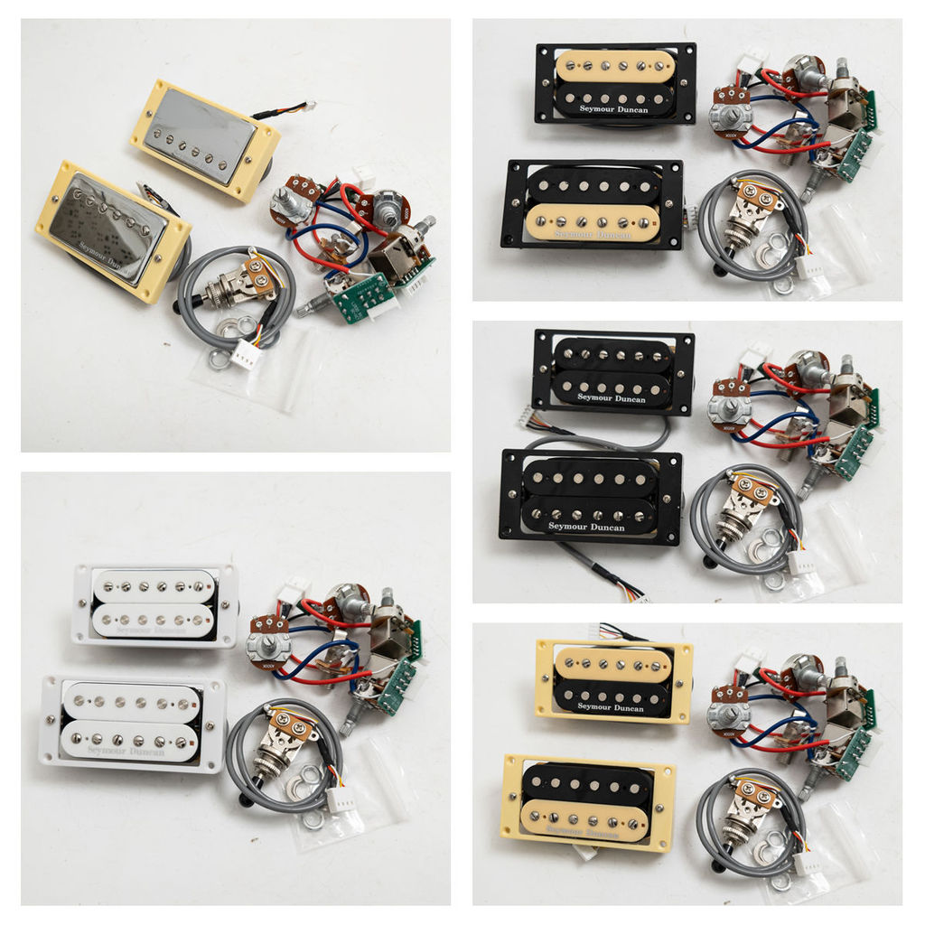 Seymour Duncan กีตาร์ Humbucker รถกระบะ SH1n SH4 4C Zebra/สีดํา/สีขาว/Chrome 2V1T/2V2T Push ดึงสายไฟ