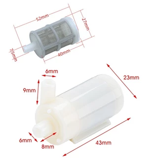 ปั๊มน้ำขนาดเล็ก DC 5V พร้อม USB ปั๊มจุ่มเงียบ Pump Water Pumps ปั๊มน้ําขนาดเล็กพร้อมตาข่ายกรอง