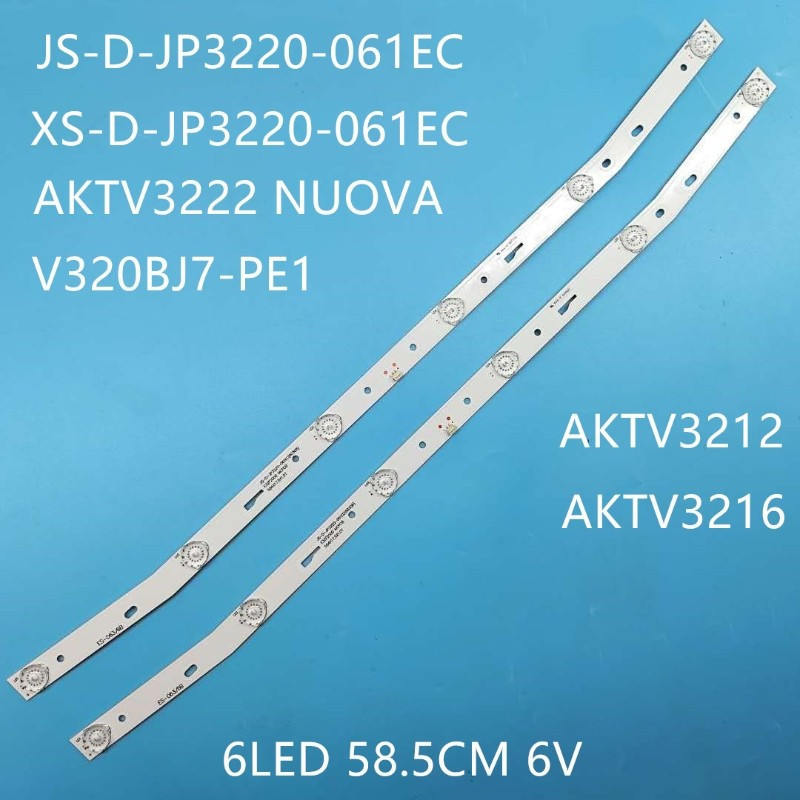 ทีวี LED BAR ASANZO 32S810 DARLING 32HD957 32HD959T2 BAR 2 CURVE BAR 100% ใหม่ JS-D-JP3220-061EC