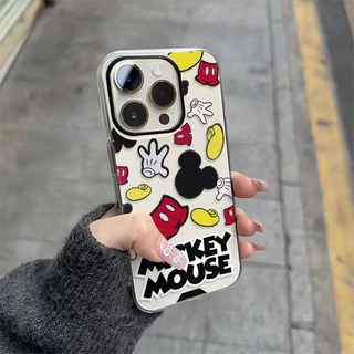 💖Babi💖 เคสสำหรับไอโฟน มิกกี้ เคสไอโฟน 13 สำหรับ IPhone 11 17 15 14 13 12 16 Pro Max 7 Plus 8Plus XS X XR Max เคส