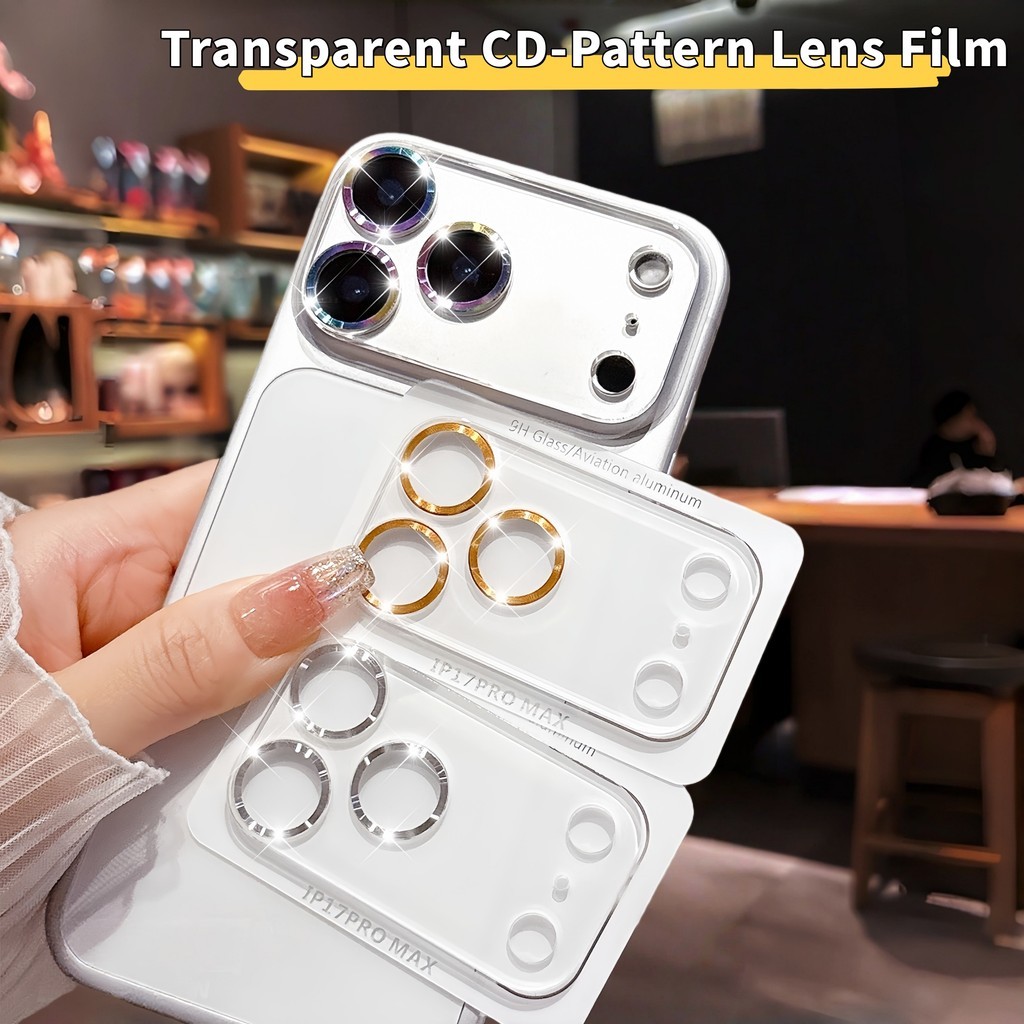 ฟิล์มเลนส์ iPhone 17 ฟิล์มกระจกนิรภัยใสพิเศษฟิล์มป้องกันเลนส์เข้ากันได้สําหรับ iPhone 17 pro max