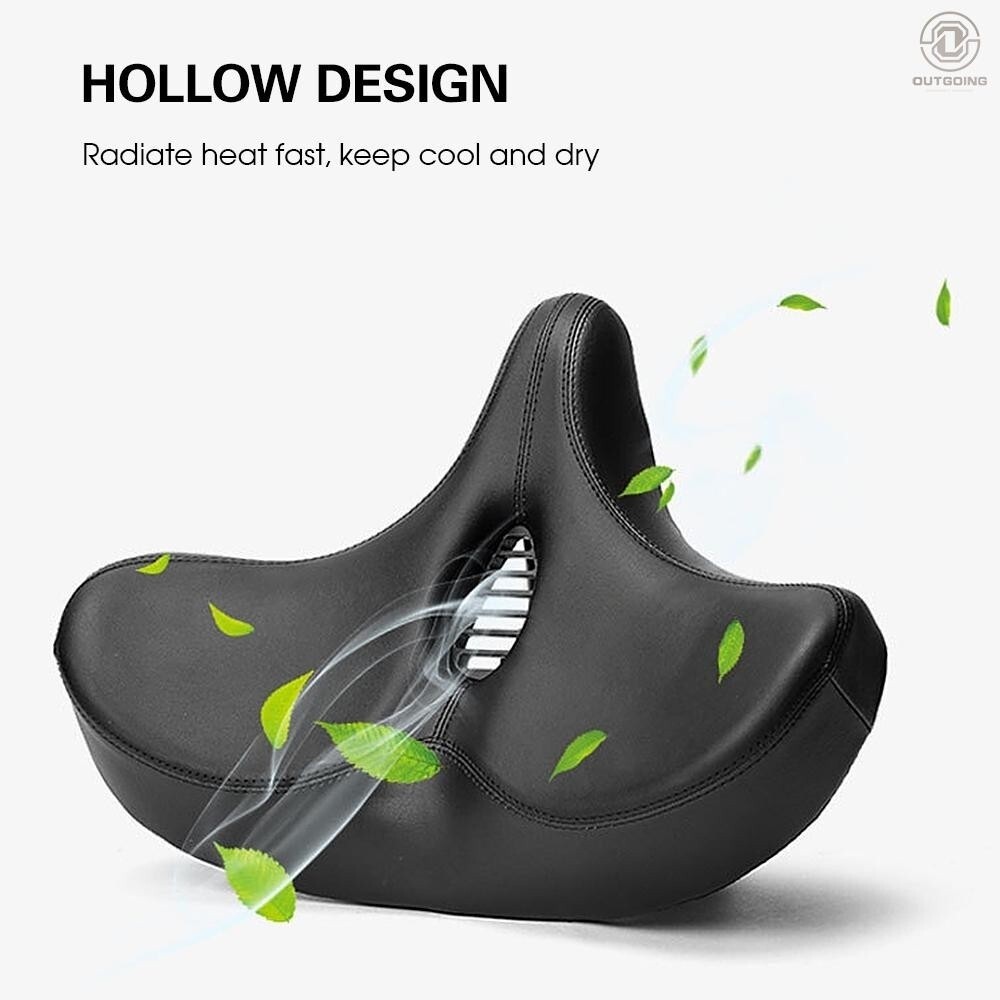 Wide Bike Saddle Oversized Bike Seat Comfortable Mountain Bicycle Cushion Pad Waterproof Cycle Seat