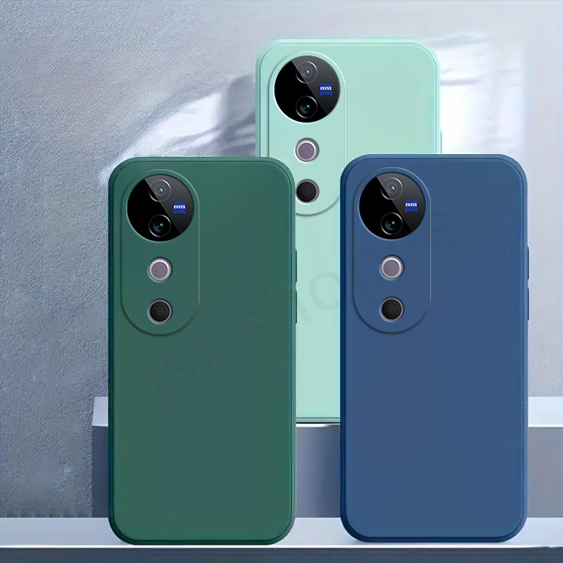 เคสสําหรับ Vivo V40,V40 Pro,Soft Case, Simple Case, เคสสีธรรมดา