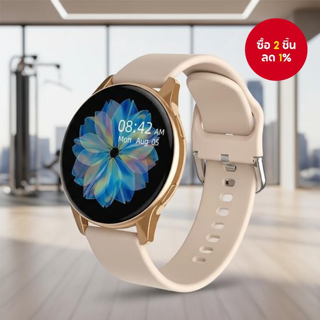 นาฬิกาอัจฉริยะ Amazfit Active 2 2025, รุ่น T2 Pro, โทรผ่านบลูทูธ, วัดอัตราการเต้นหัวใจ, กันน้ํา สําห