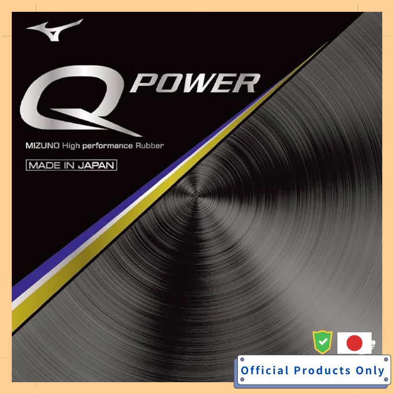 MIZUNO Table Tennis Rubber Qpower 83JRTA98 Red 1.9mm