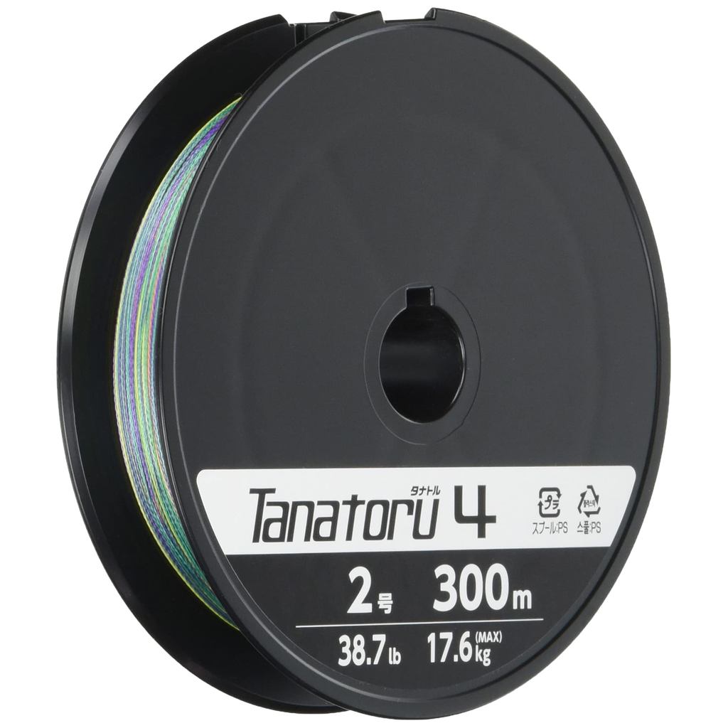 SHIMANO PE Line Tanatoru4 300m 2.0 38.7lb PL-F74R Fishing Line Size 2