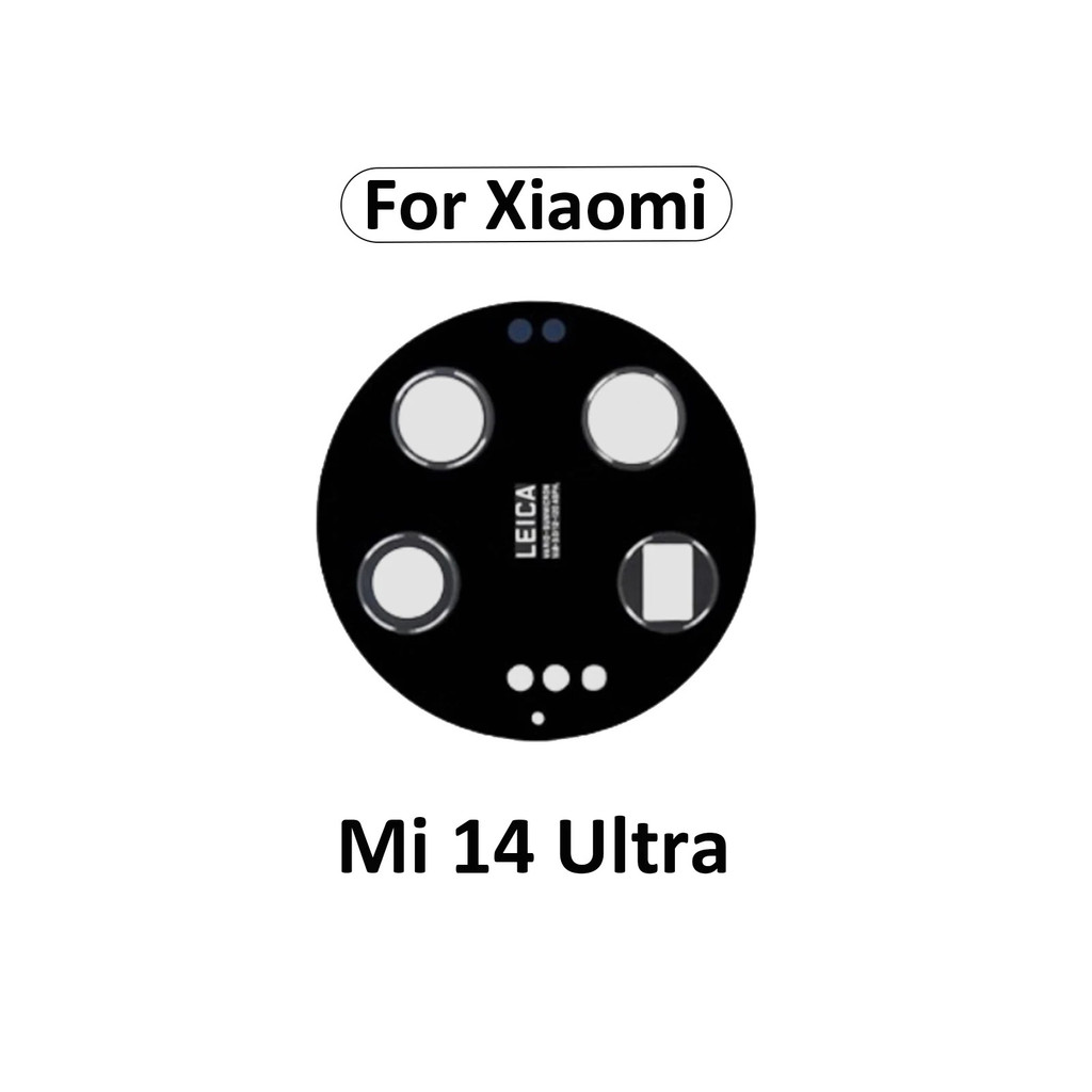 ฝาครอบเลนส์กระจกกล้องด้านหลังด้านหลังสําหรับ Xiaomi Mi 15 14 15Pro 14Pro 14 Ultra 14T Pro ซ่อมเลนส์อะไหล่ - รูปที่ 6