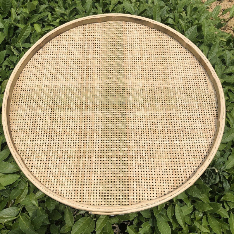 Bamboo Rice Sieve Small Bamboo Sieve Household Coarse Hole Fine Hole