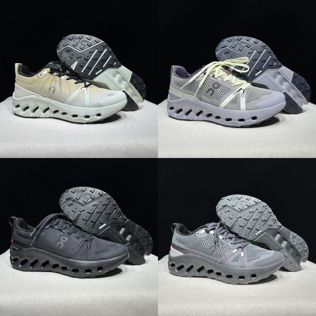 รองเท้าวิ่ง On Running On Cloud Cloudsurfer Trail Ultralight Unisex สีดำ Q1VH