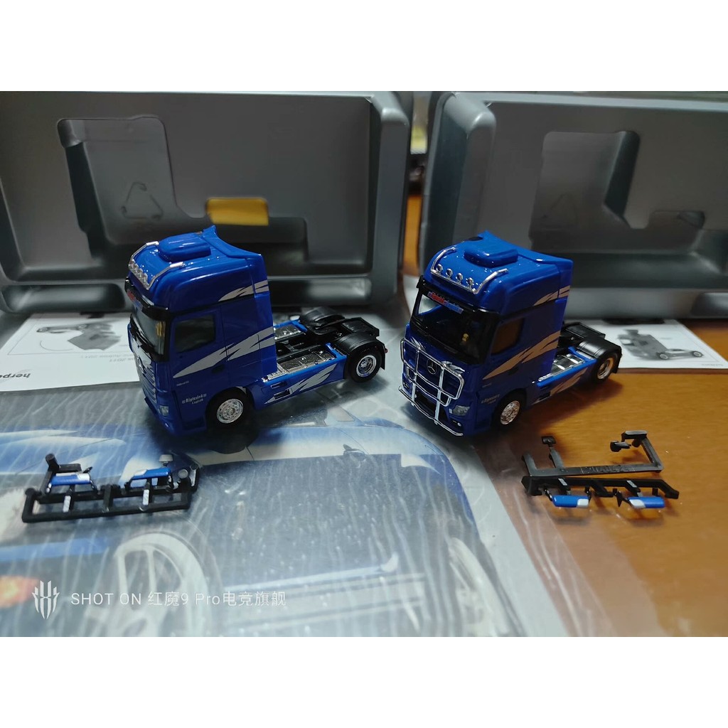 Herpa 1: 87 Benz mp4 Two-Car Group หากสนใจ "I Want" Talk to Me Privately~