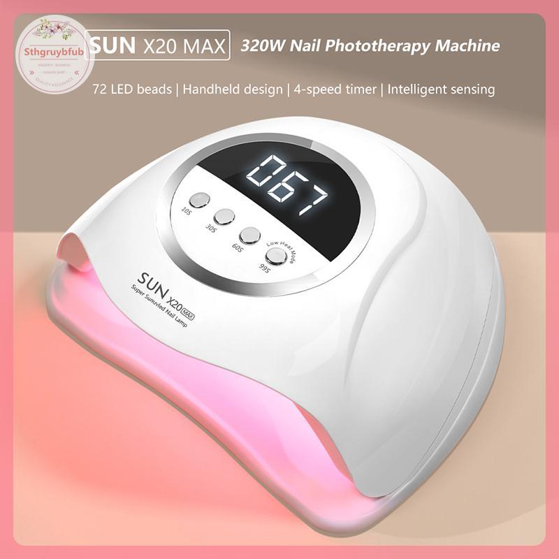 STHB 320W LED UV โคมไฟเครื่องเป่าสําหรับเล็บเจล Polish Drying โคมไฟ 4 จับเวลาการตั้งค่า Auto Sensor 