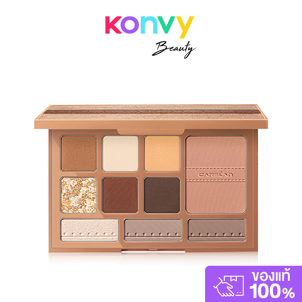 Carslan Silky Twinkle Comprehensive Palette 18g คาร์สแลน พาเลทอายแชโดว์ 10 เฉดสี. - รูปที่ 2