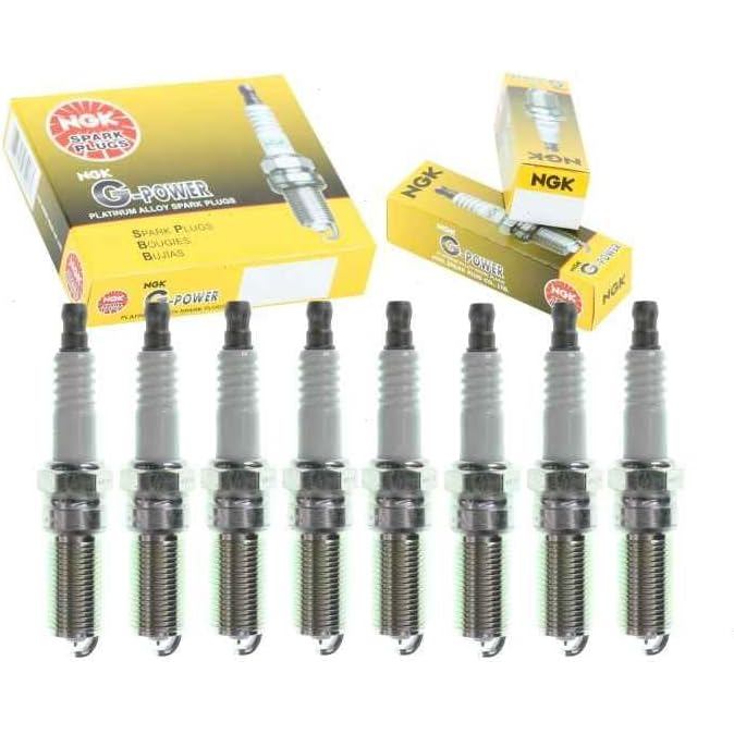 หัวเทียน NGK G-Power 8 ชิ้นเข้ากันได้กับ Chevrolet Silverado 1500 5.3L 6.2L V8 2014-2020