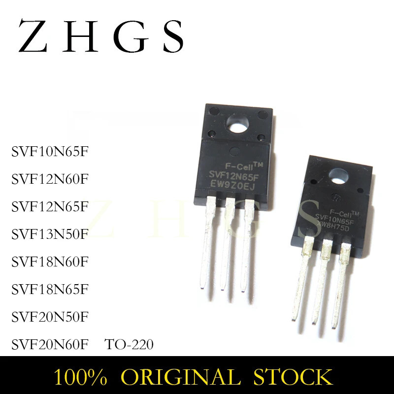 5PCS SVF10N65F SVF12N60F SVF12N65F SVF13N50F SVF18N60F SVF18N65F SVF20N50F SVF20N60F ทรานซิสเตอร์ภาค