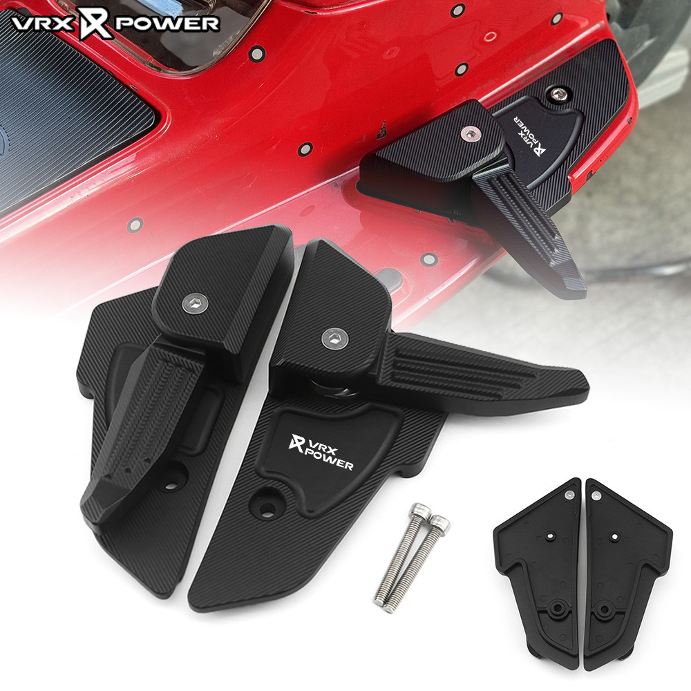 สําหรับ Vespa s125 S150 LX150 2024 2025 สกู๊ตเตอร์ผู้โดยสารพักเท้า Pop-up เท้าเหยียบ