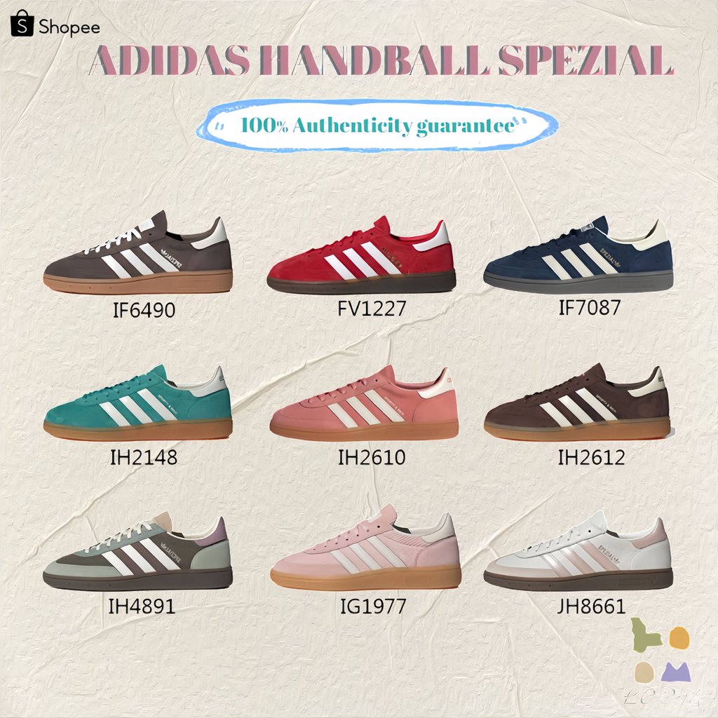 พรีออเดอร์（100% รับประกันของแท้&จากเกาหลี）ADIDAS HANDBALL SPEZIAL รองเท้า (IF6490/FV1227/TH2610/IF64
