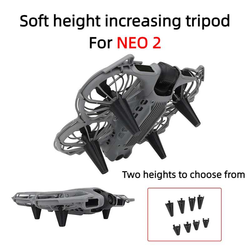 สําหรับ DJI NEO2 ยางนุ่มถุงลมนิรภัยความสูง Boosting Stand Scratch และสวมใส่วงเล็บป้องกันอุปกรณ์เสริมโดรน