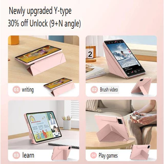 👉【รุ่นใหม่ 】แม่เหล็กดูด Snap กรณีป้องกัน For Samsung Galaxy Tab S6 Lite S10FE+ A8 A9 A11 S11 S7/8/9 S10+ S7FE หลายมุม