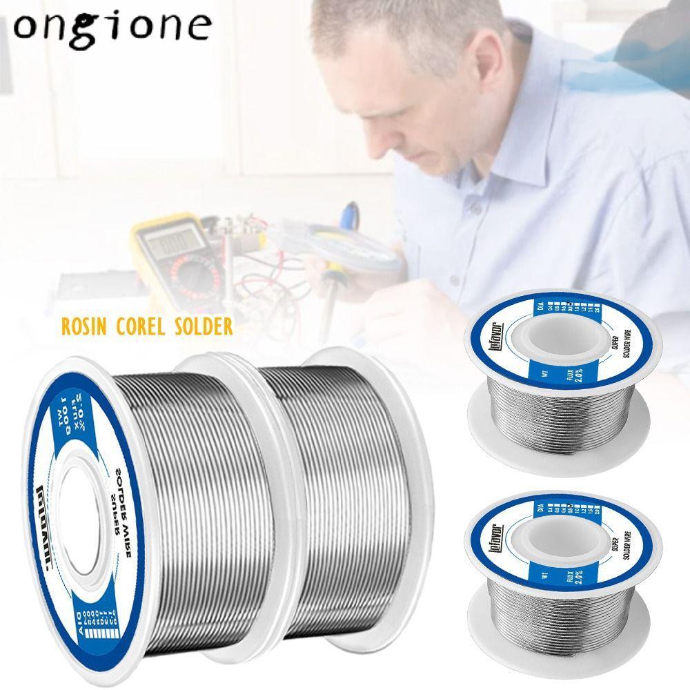 ONGIONE Corel Solder,No-clean FLUX 2.0% ลวดเชื่อมอุณหภูมิต่ํา,Universal 20g 50g 100g 0.8 1.0mm Low-M