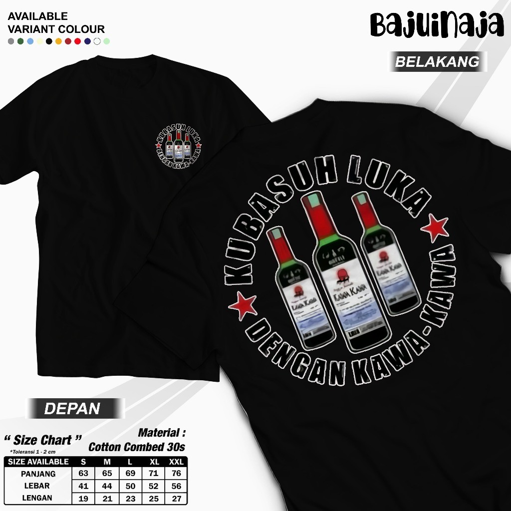 เสื้อยืด DISTRO สําหรับเสื้อยืด KAWA KAWA///CURRENT VIRAL WORDS