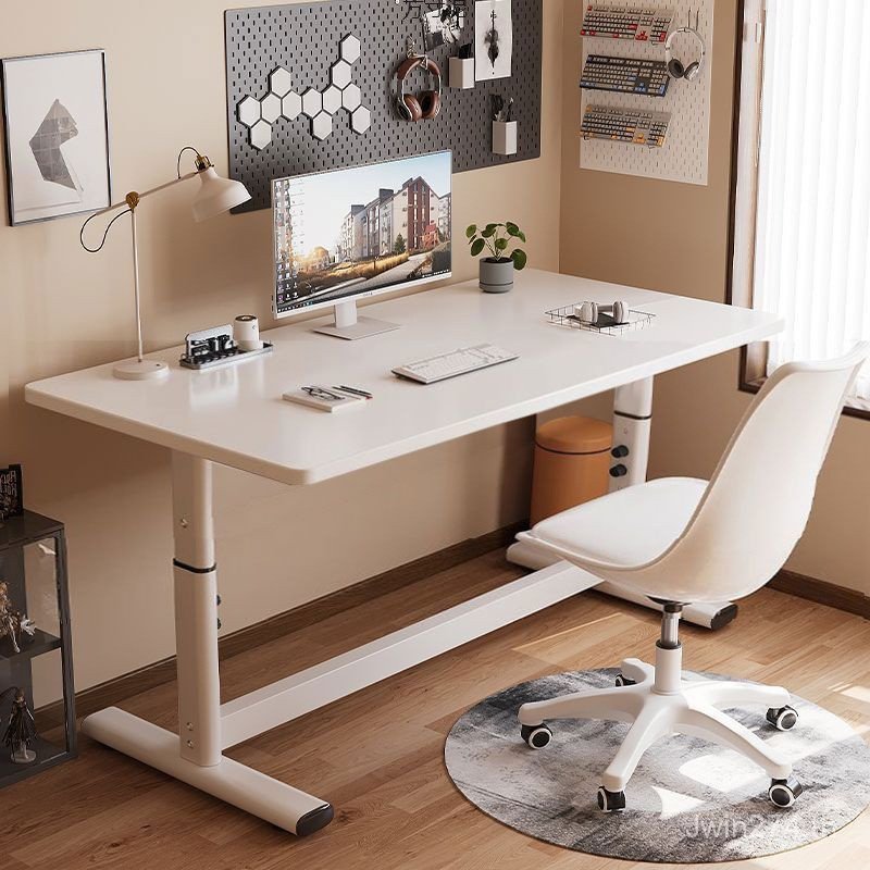 โต๊ะสก์ท็อปยกได้สํานักงานเด็กนักเรียนโต๊ะเรียนโต๊ะโต๊ะคอมพิวเตอร์โต๊ะเขียนหนังสือในครัวเรือนที่เรียบ