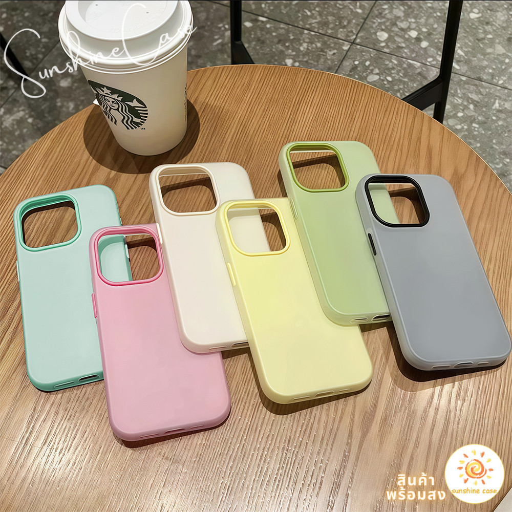 พร้อมส่ง เคสสำหรับซัมซุง แฟขั่น เคสด้านครอบสองชั้นสีสัน รูปที่ 5