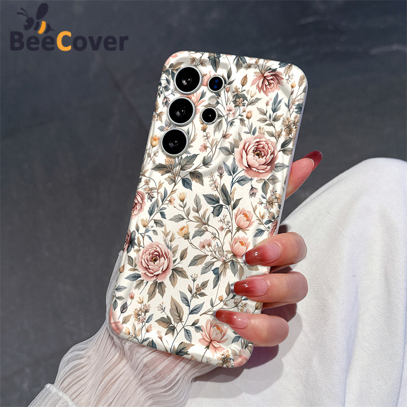 Retro ดอกไม้ปลอกสําหรับ OPPO A15 A16 A17 A31 A3S A53 A55 A57 A5S A12 A74 A76 A78 A92 A9 A93 A94 A98 