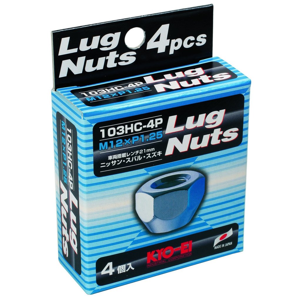 KYO-EI Kyoei Sangyo น็อตล้อ M12 x P125 21HEX แบบทะลุ 103HC-4P
