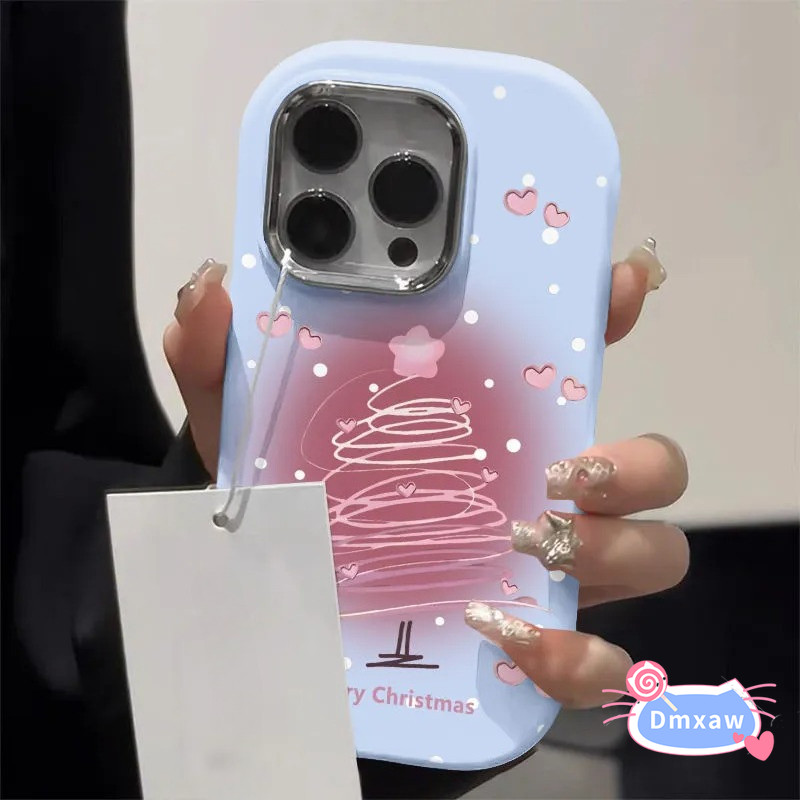 Pink Christmas Tree Smileเคสโทรศัพท์สําหรับOPPO F23 F19 Pro F17 F11 F9 Pro R17 ค้นหาX8S Plus Ultra X