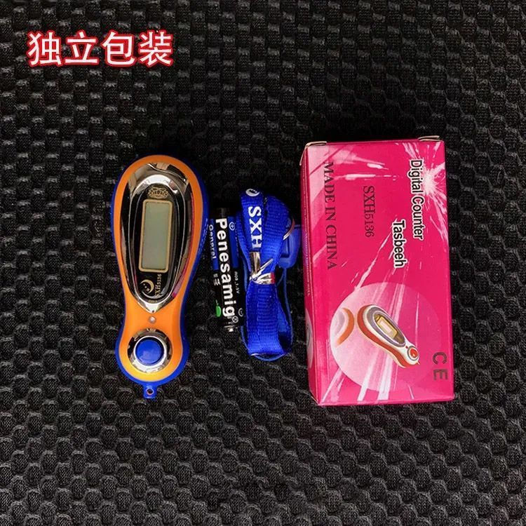 New Product#Counter with Hanging Rope, Mini Electronic Manual Counter, People Flow Counter for Wareh