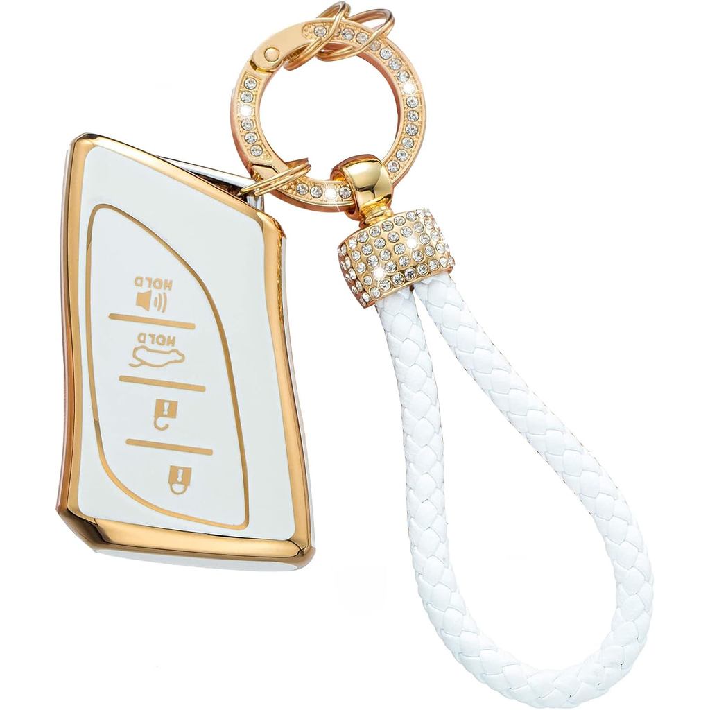 สําหรับ Lexus Key Fob ฝาครอบเข้ากันได้กับ ES350 ES300h UX200 LS500 LS500H LC500 LC500h สมาร์ทคีย์พรี