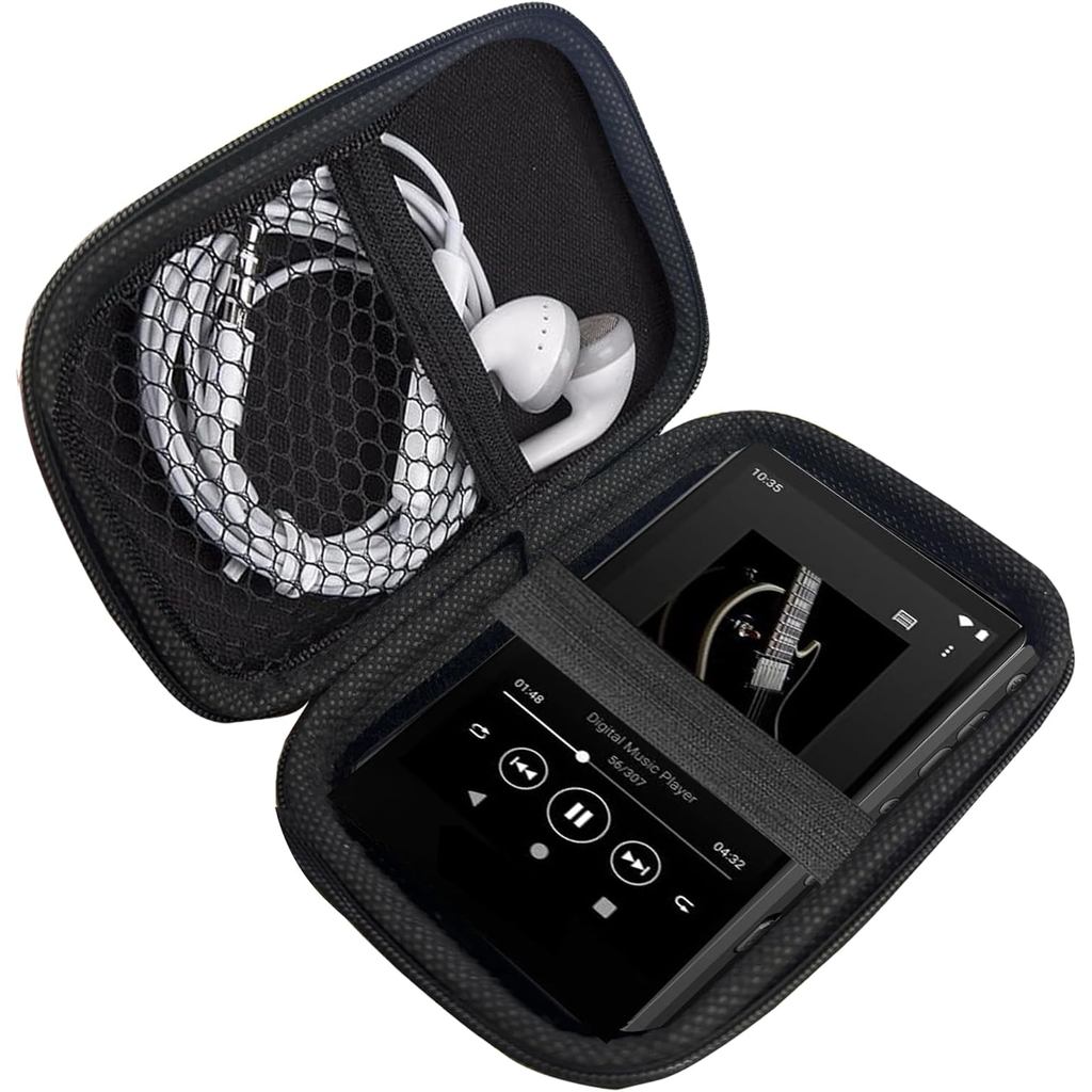 เข้ากันได้กับเคส Sony NW-A306, Lamshaw กระเป๋าพกพา EVA ทนทาน, ฝาครอบป้องกันกันกระแทกและน้ําหนักเบาเข