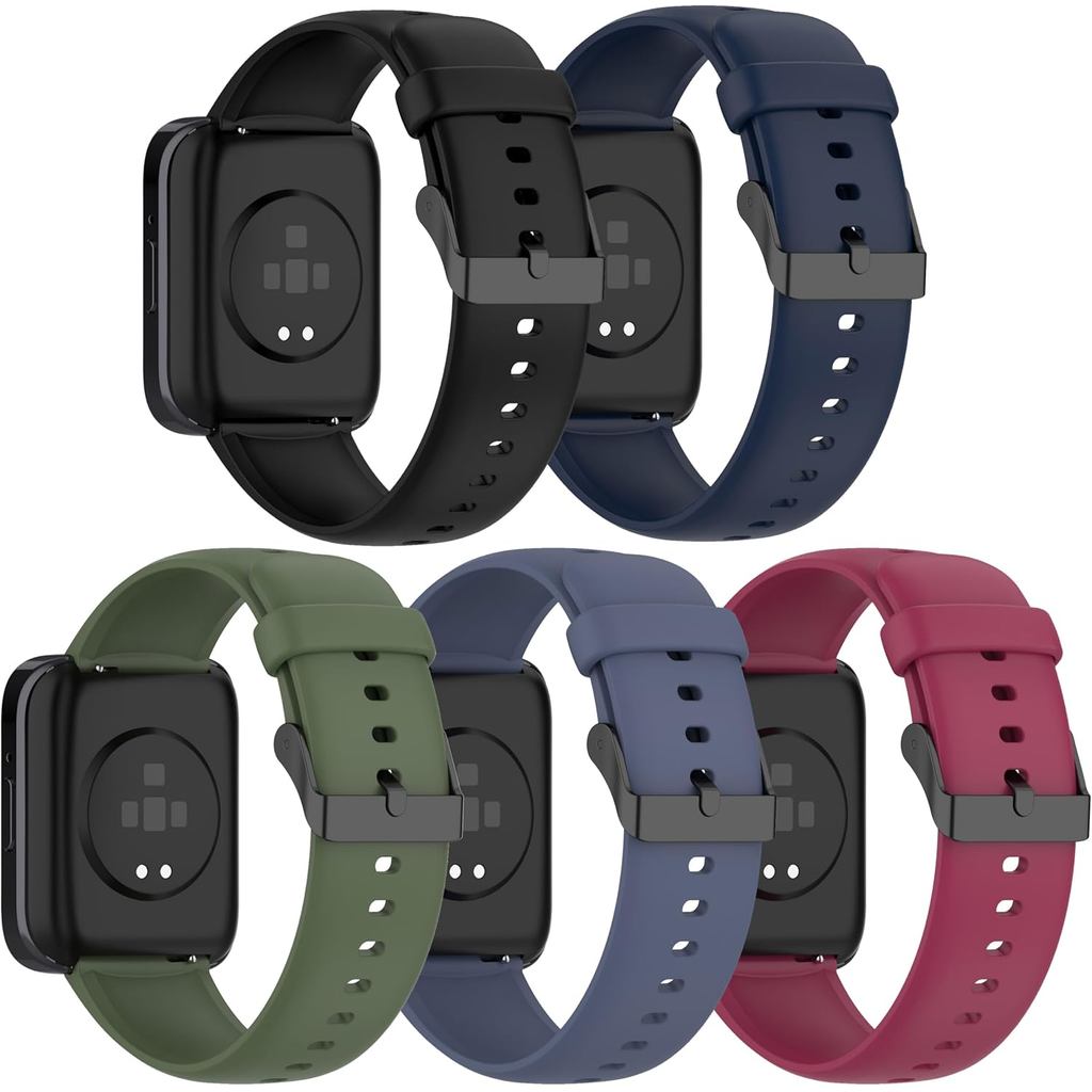 ใช้งานร่วมกับ SKG V9 Pro Watch Band 22 มม.,ซิลิโคนนุ่มกีฬาสายคล้องคอคลาสสิก Clasp สําหรับ SKG V9 Pro