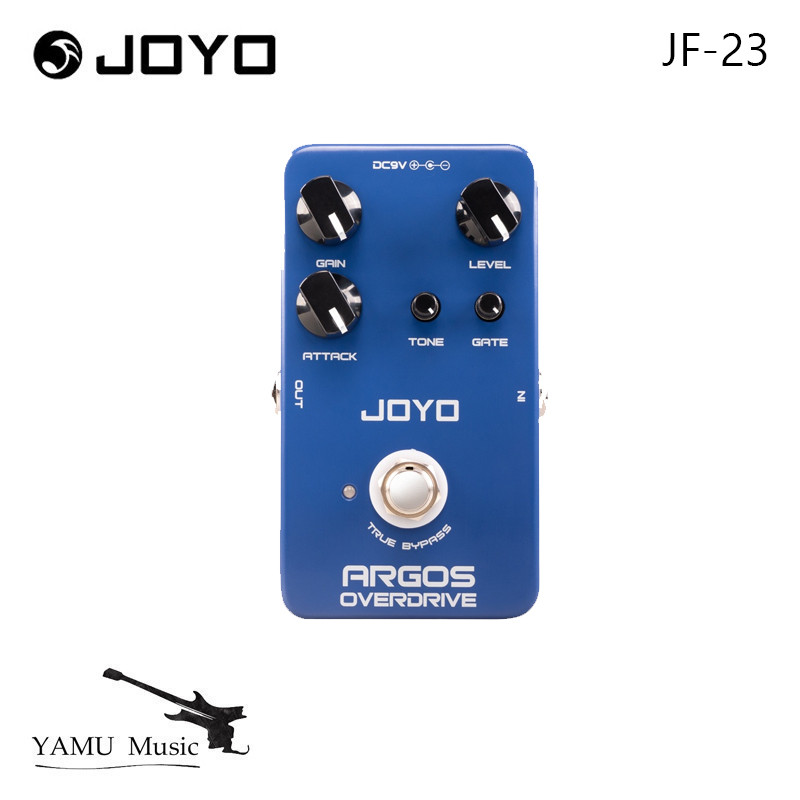 Joyo JF-23 Argos Overdrive Pedal True Bypass หรือโหมดเอฟเฟกต์ Overdrive Effect Pedal กีตาร์เหยียบ JF