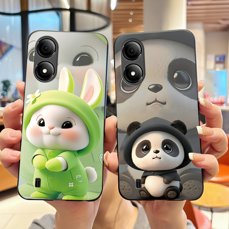 เคสโทรศัพท์สําหรับ ZTE Blade A73 4G/V50 ออกแบบ 4G/V50 สมาร์ท/Axon 50 Lite ซิลิโคนนุ่มสีดํากรณีรูปแบบดูดีกันกระแทก Shell