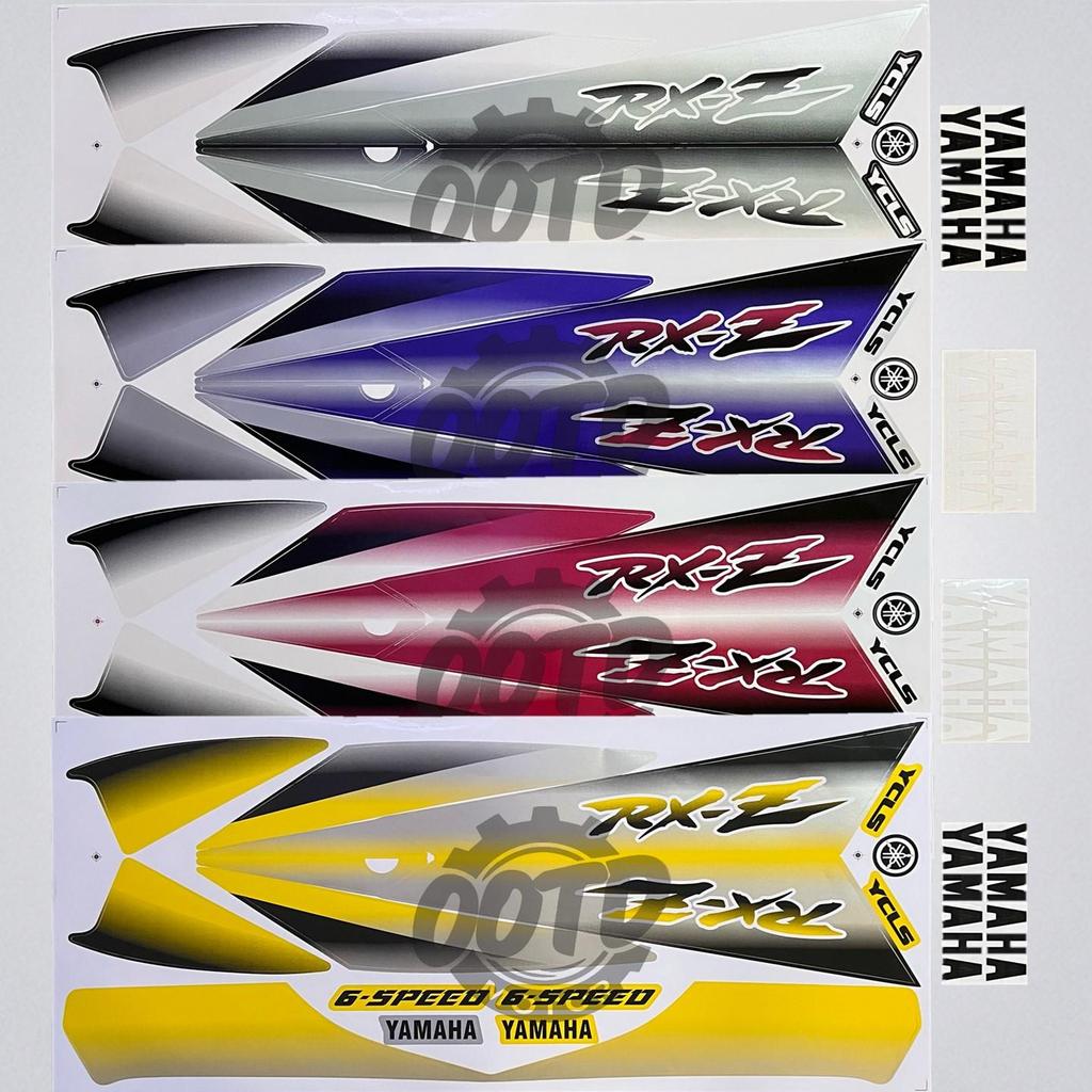 Yamaha Rxz (9) Motor Stiker Body Cover Sticker Stripe Automotive Motorcycle