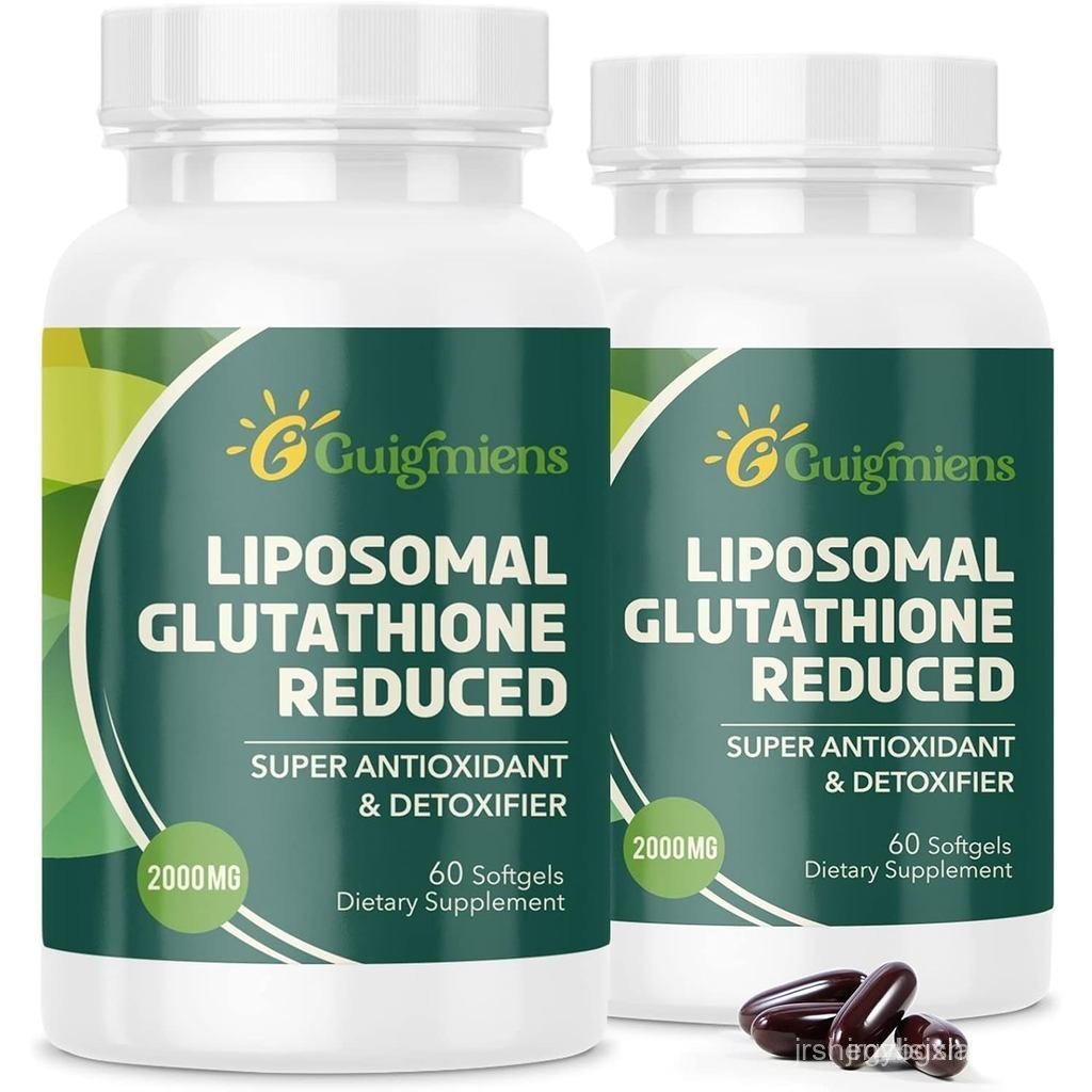 Oumebibi Liposomal Glutathione 2000 MG, 10x Better Absorption, อาหารเสริมกลูตาไธโอนด้วยกรดไฮยาลูโรนิ