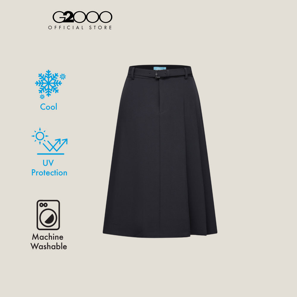 G2000 กระโปรงสำหรับผู้หญิง รุ่น A-Shape 5126162299 BLACK