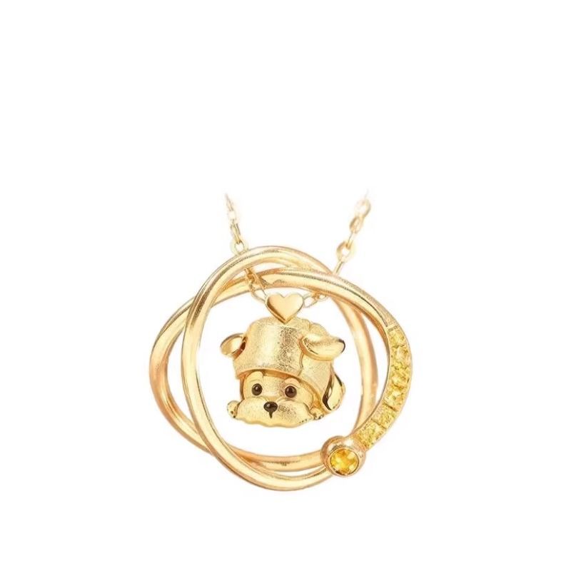 สร้อย จี้สร้อยคอ สร้อยข้อเสื่อมคนดัง Cai Xukun แบบหรูหราสำหรับผู้หญิง